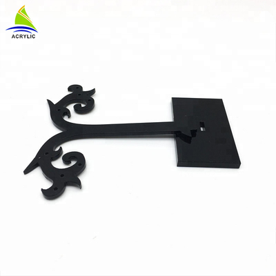 نمایشگر اکریلیک عریض نمایش سیاه و سفید آکواریوم گوشواره نمایش پایه دارنده قفسه