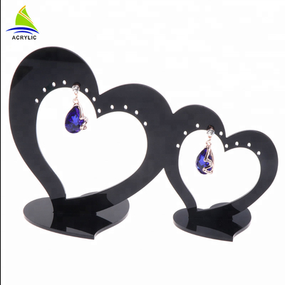 خرده فروشی نمایش آکرولیک طلا و جواهر نمایش قلب دو جداره نمایش جدول