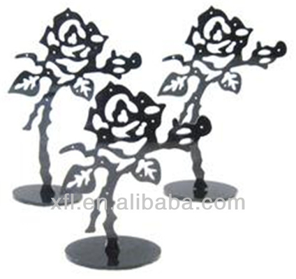 طراحی جدید قابل جدا شدن از گوشواره اکریلیک و گردنبند طلا و جواهر نمایش مجموعه