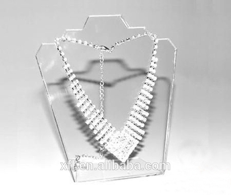 طراحی جدید قابل جدا شدن از گوشواره اکریلیک و گردنبند طلا و جواهر نمایش مجموعه