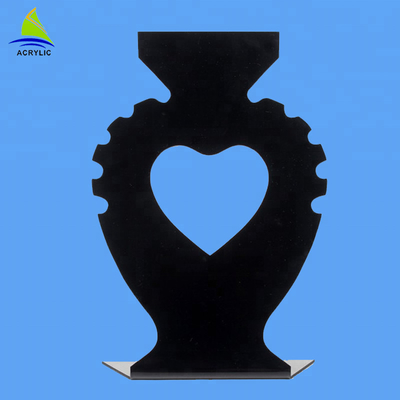 2018 آنلاین خرده فروشی Heart-shaped آکرولیک گردنبند نمایش جواهرات
