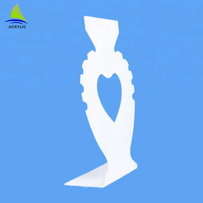 2018 آنلاین خرده فروشی Heart-shaped آکرولیک گردنبند نمایش جواهرات