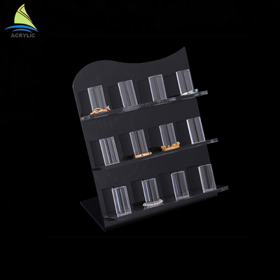 3 لایه پاک کردن پایه Jewelry Showcase Display Display Acrylic