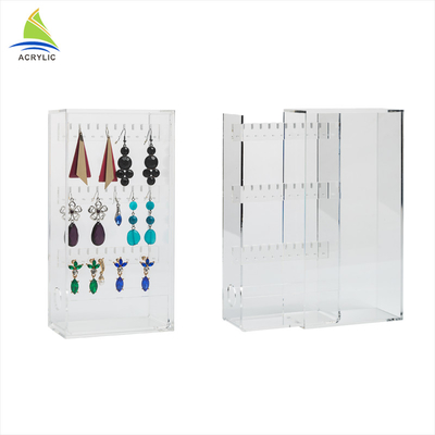 نمایشگر عینک آکرولیک طلا و جواهر Display Plexiglass Design Desktop Jewel Display Rack