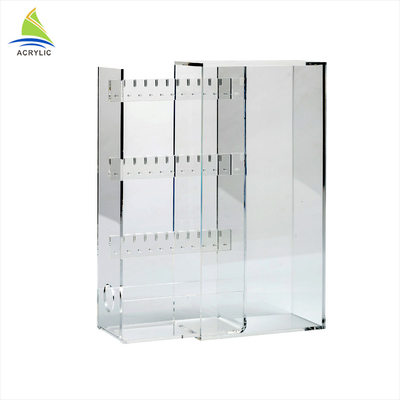 نمایشگر عینک آکرولیک طلا و جواهر Display Plexiglass Design Desktop Jewel Display Rack
