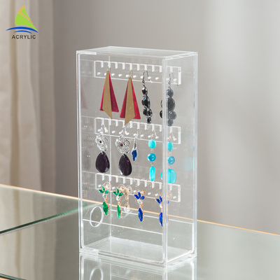 نمایشگر عینک آکرولیک طلا و جواهر Display Plexiglass Design Desktop Jewel Display Rack