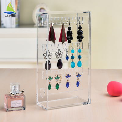 نمایشگر عینک آکرولیک طلا و جواهر Display Plexiglass Design Desktop Jewel Display Rack