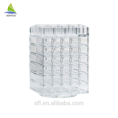 مد رژک لاغری آرایشی اکریلیک رژ لب نمایشگر جعبه سختی بالا برای ذخیره سازی