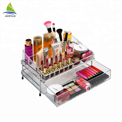 Tabletop Clear Organizer 1 کشو Acrylic Makeup Holder