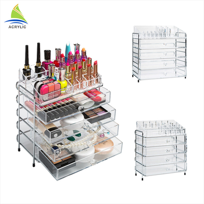 کریسمس هدایا Compact آرایشی آکواریوم Blush Organizer