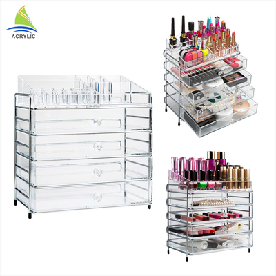کریسمس هدایا Compact آرایشی آکواریوم Blush Organizer