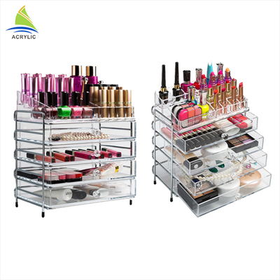 کریسمس هدایا Compact آرایشی آکواریوم Blush Organizer