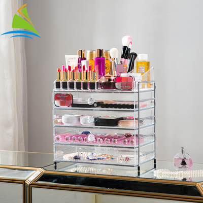 کریسمس هدایا Compact آرایشی آکواریوم Blush Organizer