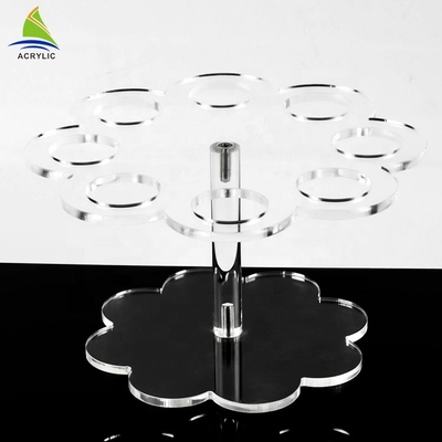 کیک اکریلیک عروسی کیک آکریلیک روشن کریستال کریستال ایستاده