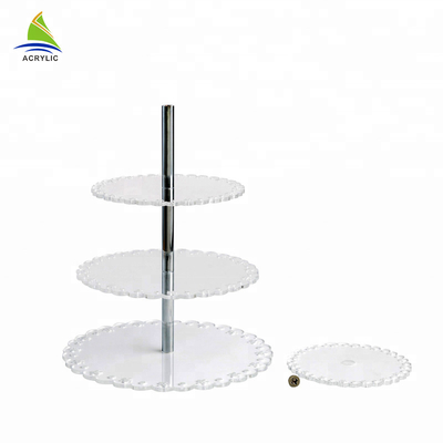 کیک دسر کیک کیک اکریلیک پایه سختی بالا و مسطح بودن