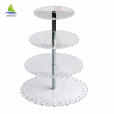 کیک دسر کیک کیک اکریلیک پایه سختی بالا و مسطح بودن