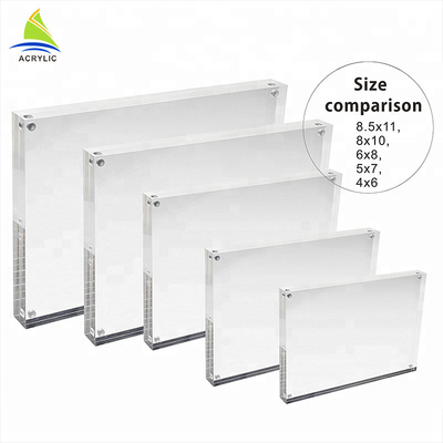 Flatness Fashion پاک کردن فریم های تصویر اکریلیک برای لوازم جانبی Office Supplies