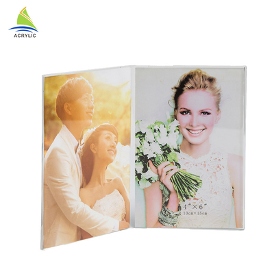 فریماه دفتر اکریلیک قاب عکس Square Acrylic Stand Up Frames