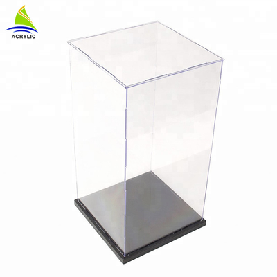 جعبه نمایش آکریلیک با کیفیت بالا براق جعبه لوکس ضد تزئینی سفارشی جعبه پاک کردن