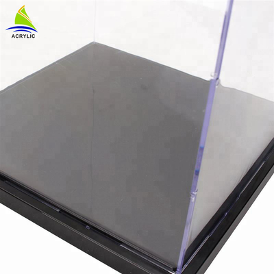 جعبه نمایش آکریلیک با کیفیت بالا براق جعبه لوکس ضد تزئینی سفارشی جعبه پاک کردن