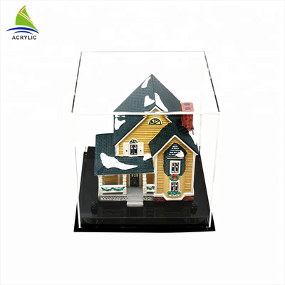 صفحه نمایش اکریلیک سفارشی صفحه نمایش تک صفحه خانه مکعب چاپ ابریشم