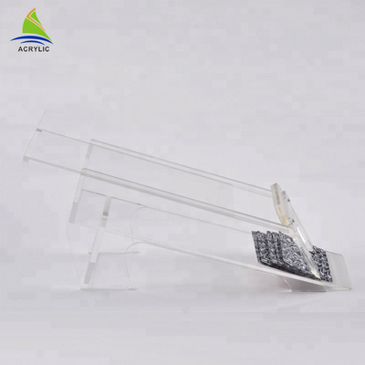مدرن جعبه ذخیره سازی اکریلیک Promotion Playing Card Acrylic Poker organizer