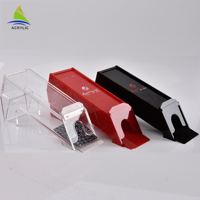 مدرن جعبه ذخیره سازی اکریلیک Promotion Playing Card Acrylic Poker organizer