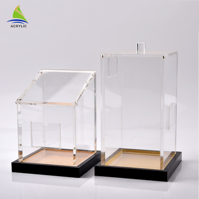 کفپوش کوچک نمایش اکریلیک نمایش جعبه سطح صاف چاپ روی صفحه نمایش ابریشم