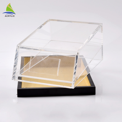 جعبه ذخیره سازی اکریلیک تبلیغاتی جعبه مستطیل اکریلیک پلکسی گلاس شفاف