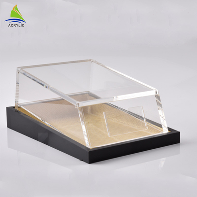 جعبه ذخیره سازی اکریلیک تبلیغاتی جعبه مستطیل اکریلیک پلکسی گلاس شفاف