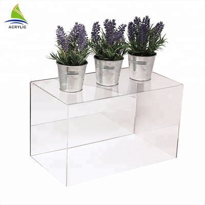 سازگار با محیط زیست اکریلیک جعبه ذخیره سازی Plexiglass اسباب بازی اکریلیک مورد نمایش