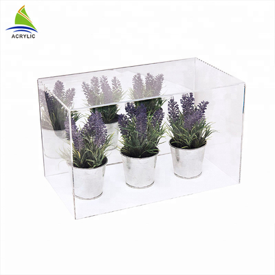 سازگار با محیط زیست اکریلیک جعبه ذخیره سازی Plexiglass اسباب بازی اکریلیک مورد نمایش