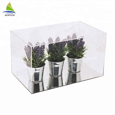 سازگار با محیط زیست اکریلیک جعبه ذخیره سازی Plexiglass اسباب بازی اکریلیک مورد نمایش