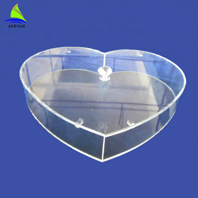 پاک کردن جعبه گل رز اکریلیک ضخامت سفارشی با نامه &quot;Love Sweet&quot;