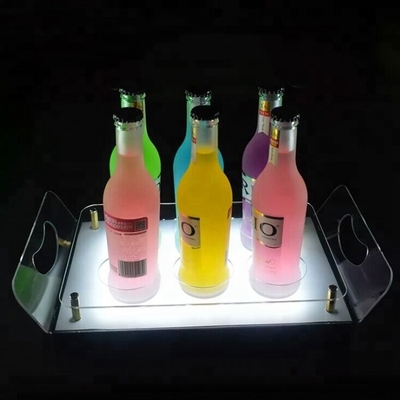 قفسه نوار اکریلیک Led Bar Led Shelf Display ظروف سینی برای ذخیره سازی