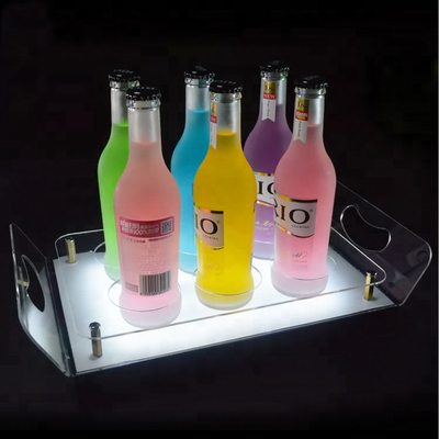 قفسه نوار اکریلیک Led Bar Led Shelf Display ظروف سینی برای ذخیره سازی