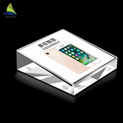 Enryved Diy Clear Solid لوگو نمایش بلوک اکریلیک