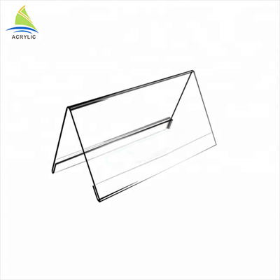 Perspex Acrylic Sign Display Holder نمایش ضخیم آکریلیک منوی پایه نمایش