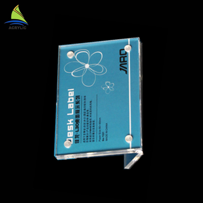 قاب های زندگی با کیفیت بالا Frames Acrylic L Shape Sign Display Holder