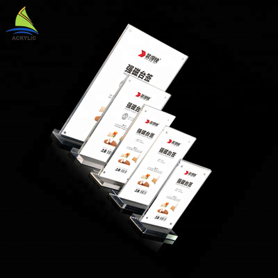 جدید طراحی آکرولیک نشان دارنده نشانگر بالا آکریلیک بروشور دارنده