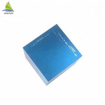 پاک کردن جامد اکریلیک نمایش مکعب بلوک مواد چاپی صفحه نمایش ابریشم