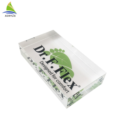 پایه آکریلیک حرفه ای پایه Solid Engraved مستطیل آکریلیک نام بلوک
