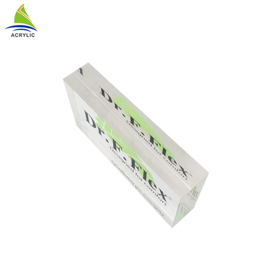 پایه آکریلیک حرفه ای پایه Solid Engraved مستطیل آکریلیک نام بلوک