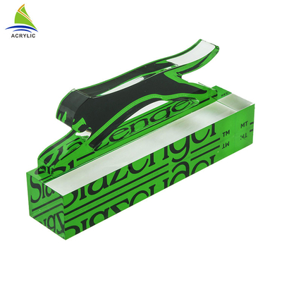 سازگار با محیط زیست آکرولیک نمایشگر صوتی Solid State Engraved Acrylic Block Block