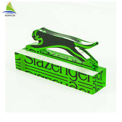 سازگار با محیط زیست آکرولیک نمایشگر صوتی Solid State Engraved Acrylic Block Block