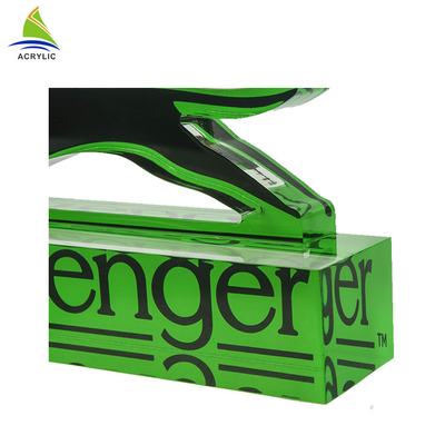 سازگار با محیط زیست آکرولیک نمایشگر صوتی Solid State Engraved Acrylic Block Block
