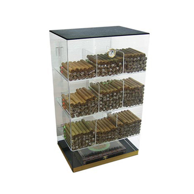 صفحه نمایش کابینت اکریلیک 6 میلی متر Humidor کابین نمایش سیگاری اکریلیک