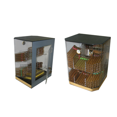 صفحه نمایش کابینت اکریلیک 6 میلی متر Humidor کابین نمایش سیگاری اکریلیک