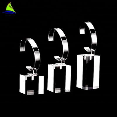 نمایشگر اکریلیک فروشگاه OEM نمایش نمایشگر شخصی با نمایشگر آکرولیک ساعت با حلقه C