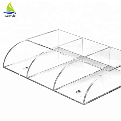 فروشگاه دیواری آکریلیک فروشگاه تلفن همراه قفسه قفسه Plexiglass جعبه پایه
